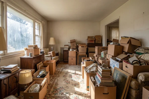 Roll off dumpster for estate cleanout