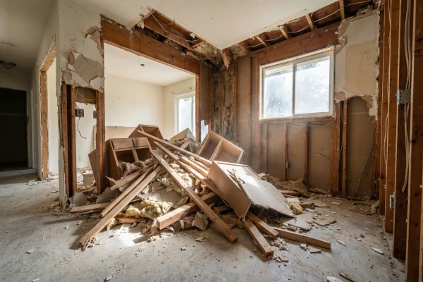 Roll off dumpster for kitchen renovation